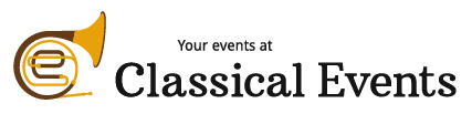 The Classical Events logo, in black-and-white